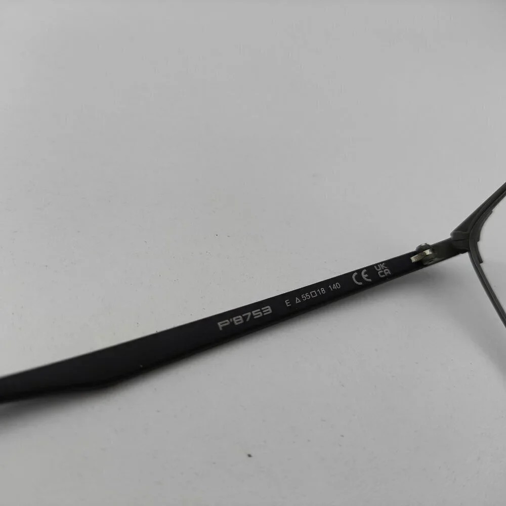 🕶️Made in Italy! Porsche Design P8753 Grey Eyeglasses 55/18 140 /EUM169🕶️